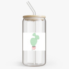 Банка с бамбуковой крышкой