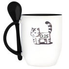 Кружка с ложкой