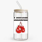 Банка с бамбуковой крышкой