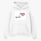 Толстовка худи оверсайз