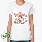 Женская футболка органик