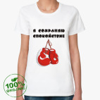 Женская футболка органик