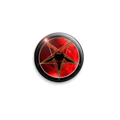 Значок 25мм с принтом  Lucifer