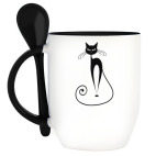 Кружка с ложкой