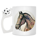 Кружка с футбольным мячиком