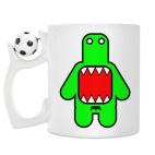 Кружка с футбольным мячиком