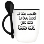 Кружка с ложкой