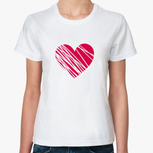 Классическая футболка Сердце