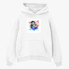 Толстовка худи оверсайз