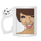 Кружка с футбольным мячиком