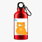 Металлическая бутылка 400 мл UV-DTF