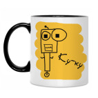 Кружка двухцветная