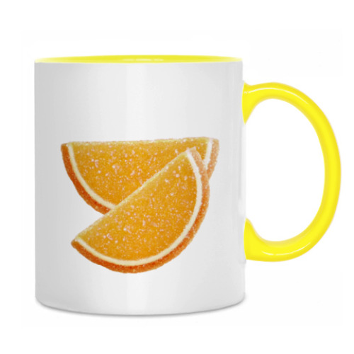 Кружка Апельсиновые дольки