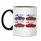 Кружка двухцветная