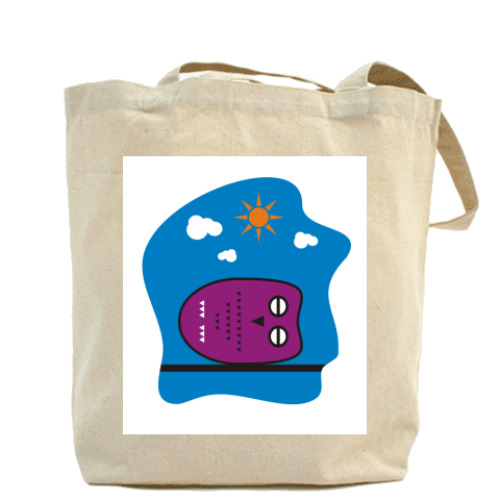 Сумка шоппер с принтом Сова