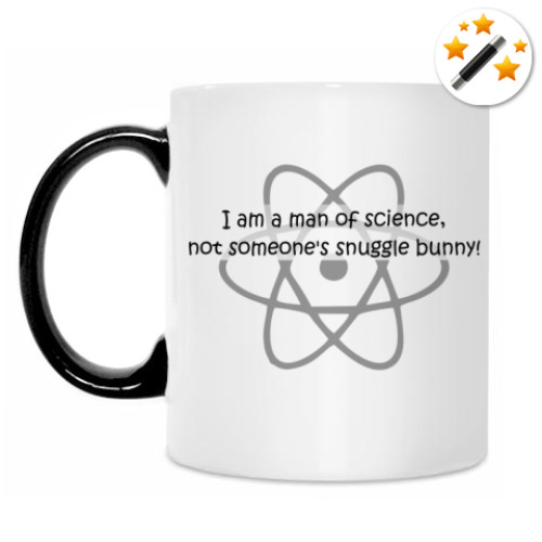 Кружка-хамелеон с принтом Я - ученый!