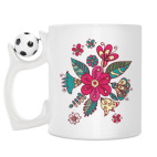 Кружка с футбольным мячиком