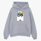 Толстовка худи оверсайз