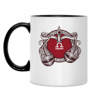 Кружка двухцветная