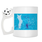 Кружка с футбольным мячиком