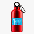 Металлическая бутылка 400 мл UV-DTF