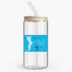 Банка с бамбуковой крышкой