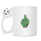 Кружка с футбольным мячиком
