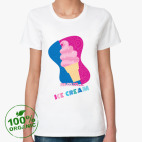 Женская футболка органик