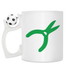 Кружка с футбольным мячиком