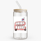 Банка с бамбуковой крышкой