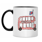 Кружка двухцветная