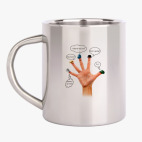 Кружка металлическая