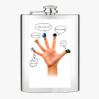 Фляжка стальная