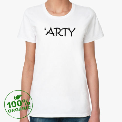 Женская футболка из органик-хлопка 'ARTY