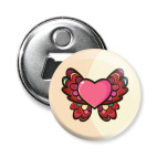 Сердце-бабочка