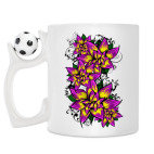 Кружка с футбольным мячиком