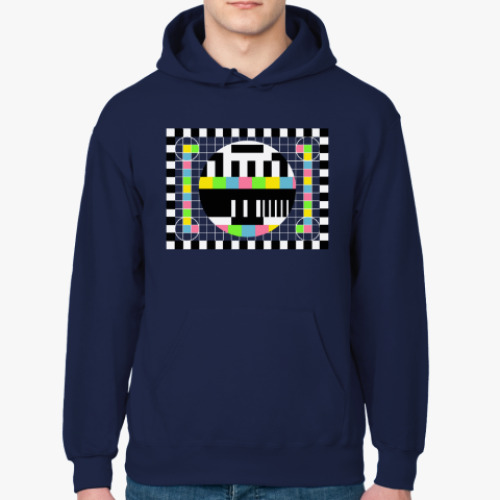 Толстовка худи TV Test Pattern