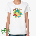 Женская футболка органик