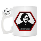 Кружка с футбольным мячиком