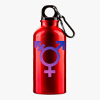 Металлическая бутылка 400 мл UV-DTF