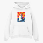 Толстовка худи оверсайз