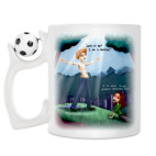 Кружка с футбольным мячиком