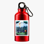 Металлическая бутылка 400 мл UV-DTF