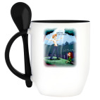 Кружка с ложкой