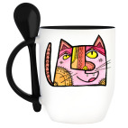 Кружка с ложкой