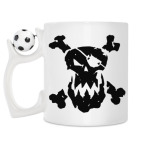 Кружка с футбольным мячиком