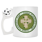 Кружка с футбольным мячиком