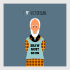 Постер 30 х 30 см Английские писатели