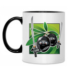 Кружка двухцветная