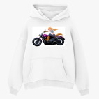 Толстовка худи оверсайз